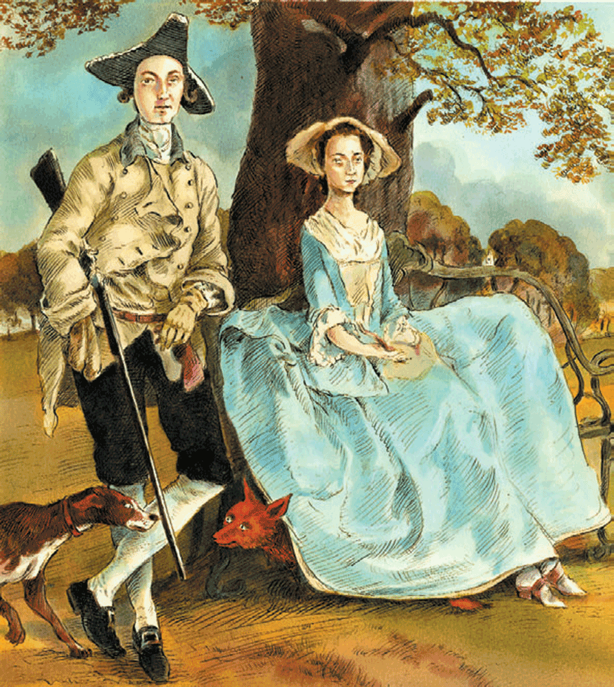 Cover Art: Slightly Foxed Issue 11, John Holder, ‘with apologies to Gainsborough’