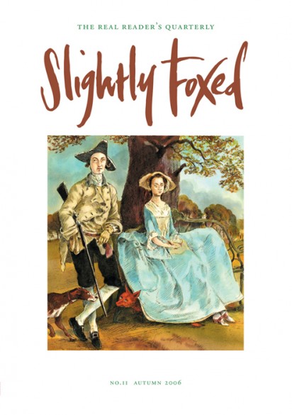 Cover artwork, John Holder, with apologies to Gainsborough - Slightly Foxed Issue 11