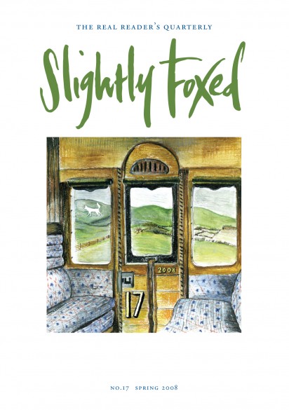 Cover Art: Slightly Foxed Issue 17, James Nunn, ‘with apologies to Eric Ravilious ’ James Nunn burst on to the illustration scene with the panda on Lynne Truss’s bestselling Eats, Shoots & Leaves. He can also draw foxes and elephants, all of which can be seen at www.jamesnunn.co.uk