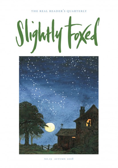 Cover Art: Slightly Foxed Issue 19, ‘Vulpes Major’ contributor to Slightly Foxed but is officially retired and doesn’t wish to be promoted . . .