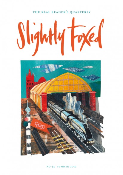 Cover Art: Slightly Foxed Issue 34, Ed Kluz, ‘The Silver Fox’ Ed Kluz was raised in the Yorkshire Dales and now lives in Brighton. He studied painting at the Winchester School of Art. He is a printmaker, illustrator, painter and designer, and finds inspiration in the historical objects, buildings, landscape and folklore of Britain. His eyes look into the past but his feet are firmly in the present: www.edkluz.co.uk