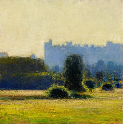 lightly Foxed Issue 45, Andrew Gifford, ‘Arundel Cathedral, early evening light’ Born in Middlesbrough in 1970, Andrew Gifford is now recognized as one of the most innovative landscape painters working today. His paintings and light installations have been widely exhibited, including many solo public shows. His work is in the New Art Gallery, Walsall, and Chatsworth House, and in private collections in Europe, America and Asia. For more details visit www.jmlondon.com.