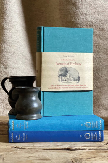 John Moore, The Brensham Trilogy: Portrait of Elmbury, Brensham Village & The Blue Field - Slightly Foxed