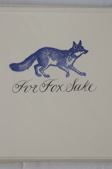 For Fox Sake Greetings Card
