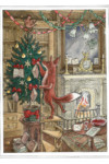Pack of Christmas Cards: No. II, Decorating the Tree