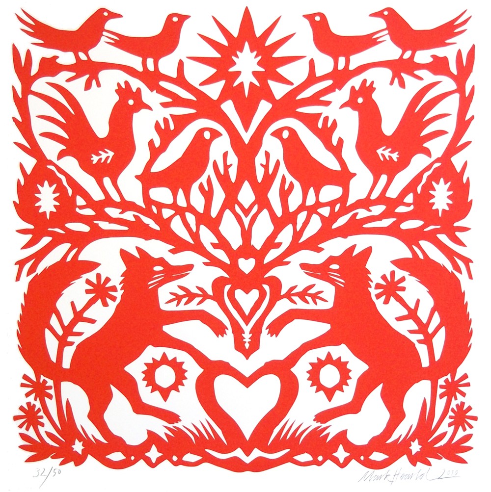 Cover illustration: Mark Hearld, ‘Papercut Foxes’, screen print