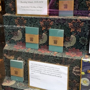 Ysenda Maxtone Graham and Slightly Foxed at Daunt Books Hampstead