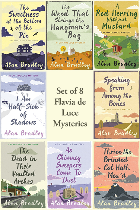 Set of 8 Flavia de Luce Mysteries