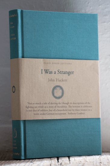 John Hackett, I Was a Stranger, Plain Foxed Edition