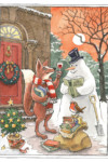 Pack of Christmas Cards: No. IV, Toasting the Snowman
