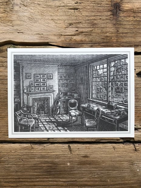 Pack of Slightly Foxed Postcards (Thomas Hardy’s Study at Max Gate)