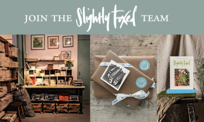 Join the Slightly Foxed Team - Jobs at Slightly Foxed: Permanent Jobs & Publishing Internships