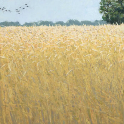 Cover Artist: Slightly Foxed Issue 78, Ron Kingswood, ‘Wheat Field’