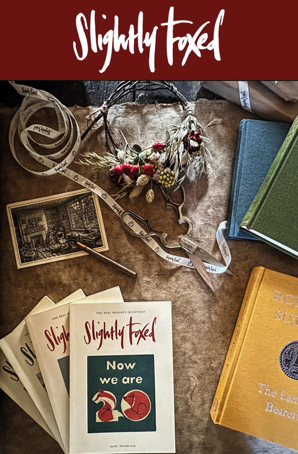 Winter greetings from Slightly Foxed HQ | Newsletter Winter 2023