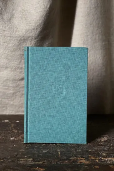 Slightly Foxed Notebook, Duck-egg-Blue, Small