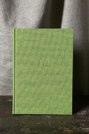 Slightly Foxed Notebook, Lime Green, Large